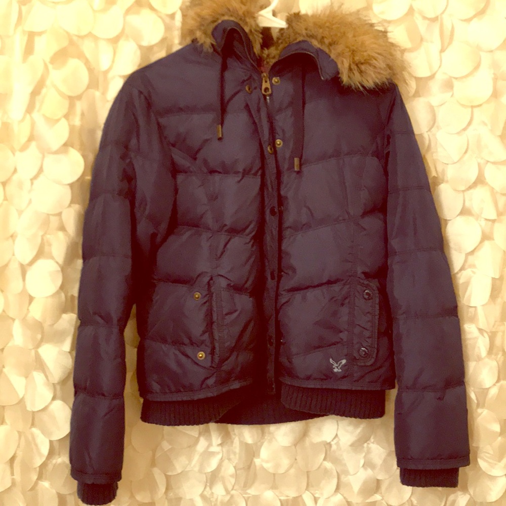 Blue Puffy Jacket